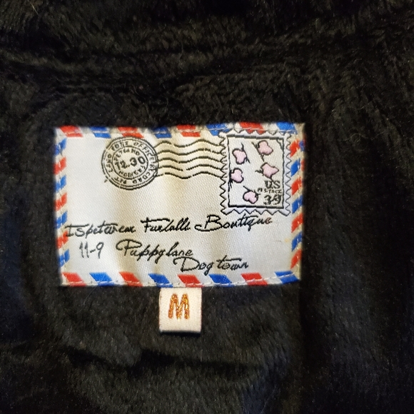 Quilted rhinestone dog jacket - Picture 5 of 7